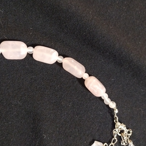 Pink Jade necklace - Picture 6 of 7